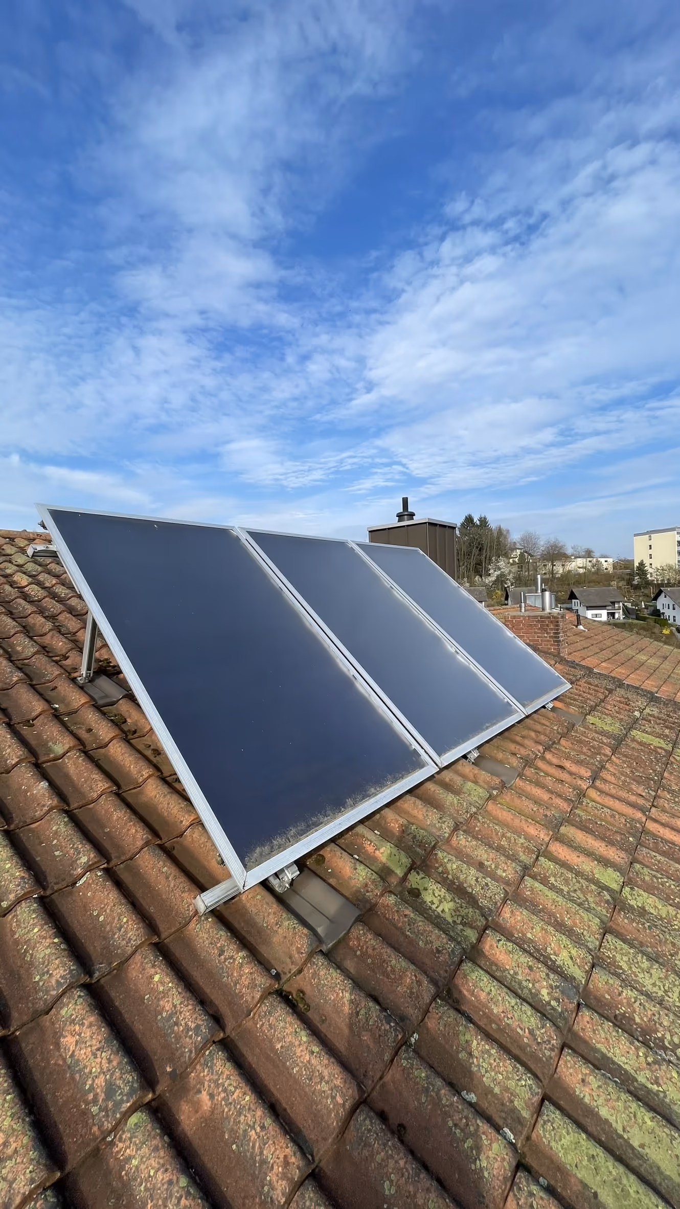 Solaranlage auf Hausdach